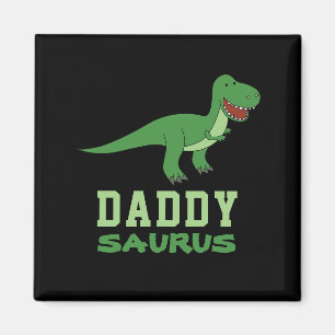 Daddysaurus Dinosaur T-Rex Dino Pappa Fars dag Magnet