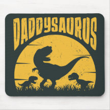 Daddysaurus Dinosaurs Far Pappa Black Gult