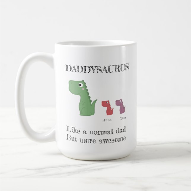 Daddysaurus far Mugg (Vänster)