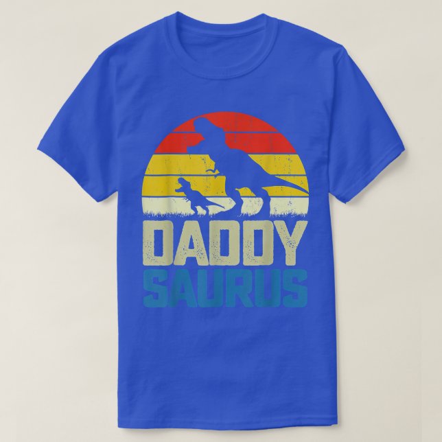 Daddysaurus Fars dag T Re Pappa Saurus Manar Pappa Shirt (Design framsida)