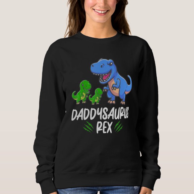 Daddysaurus for Fars dag pappa Dinosaur T Shirt (Framsida)