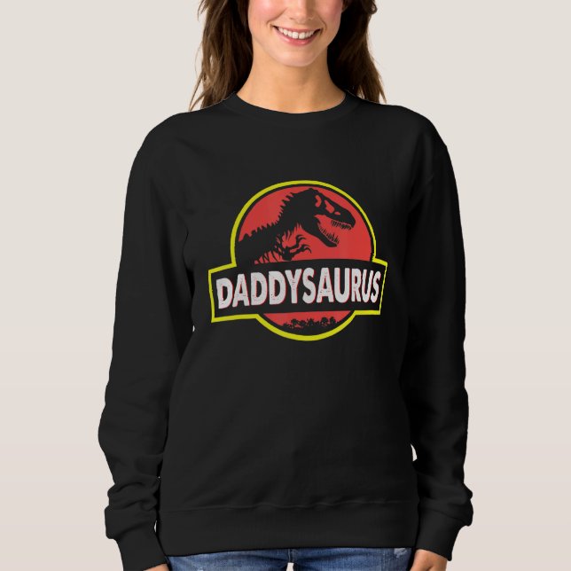 Daddysaurus Pappa Make Matching Dinosaur T Shirt (Framsida)