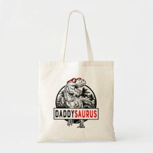Daddysaurus pappa Saurus t Rex Fars dag 1WH1 Tygkasse