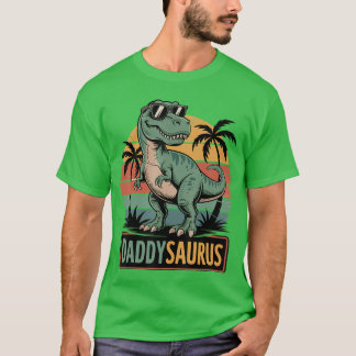 Daddysaurus Re Dinosaur Daddy Saurus Familj Matchi T Shirt