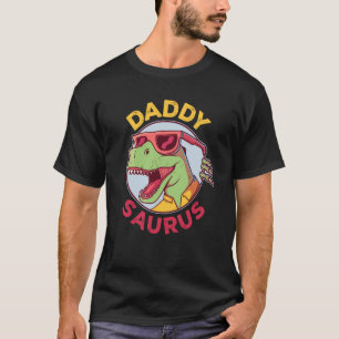 Daddysaurus Rex Dinosaur pappa Saurus Family Match T Shirt