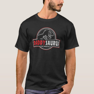 Daddysaurus Rex Dinosaur pappa Saurus Family Match T Shirt