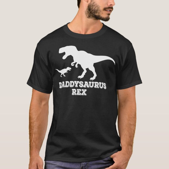 Daddysaurus Rex Essential T Shirt (Framsida)