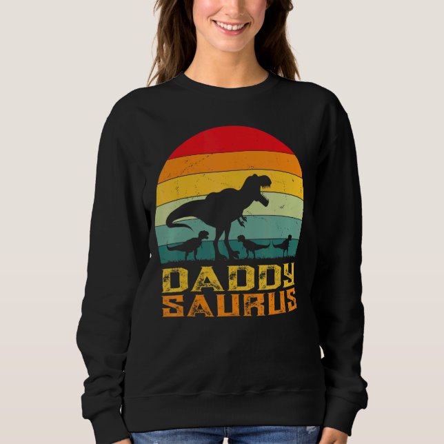 Daddysaurus Rex pappa Dinosaur Fars dag 2022 T Shirt (Framsida)