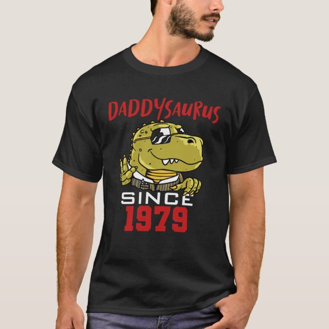 Daddysaurus since 1979 t shirt (Framsida)
