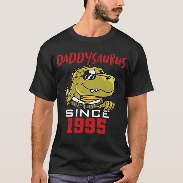 Daddysaurus since 1995 t shirt (Framsida)