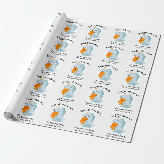 Daddysaurus som en vanlig pappa, men mer Fantastis Presentpapper (Utrullad)