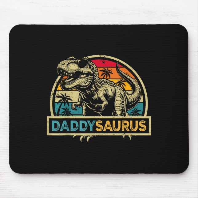 Daddysaurus T Rex Dinosaur pappa Saurus Family Mat Musmatta (Framsidan)
