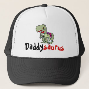 Daddysaurus T-Rex Flicka Pappor Keps