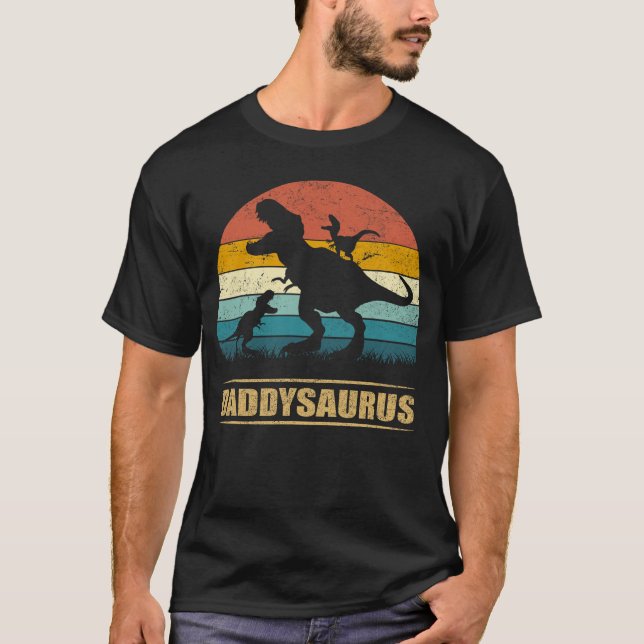Daddysaurus T Shirt (Framsida)