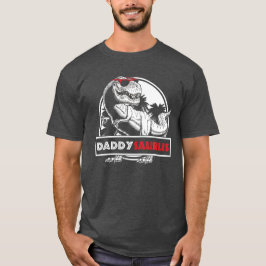 Daddysaurus T shirt Fars dag Gifts T rex pappa 