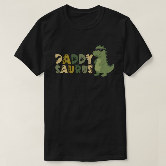 Daddysaurus T-shirts & T-shirt-designs ,  (Design framsida)