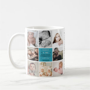 "Daddyy & Me" Fars dag 1:a Photo Collage mugg