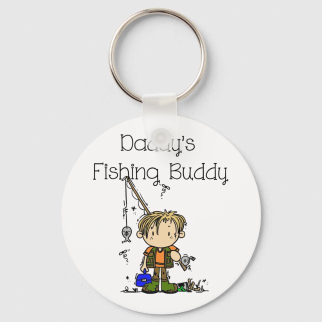 DADFISHINGBUDDY.png Nyckelring (Framsida)