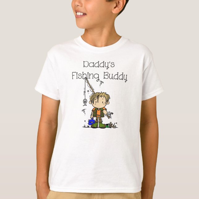 DADFISHINGBUDDY.png T Shirt (Framsida)