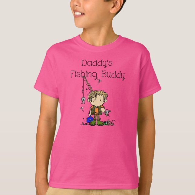DADFISHINGBUDDY.png T-shirt (Framsida)