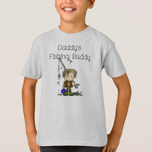 DADFISHINGBUDDY.png T-shirt (Framsida)