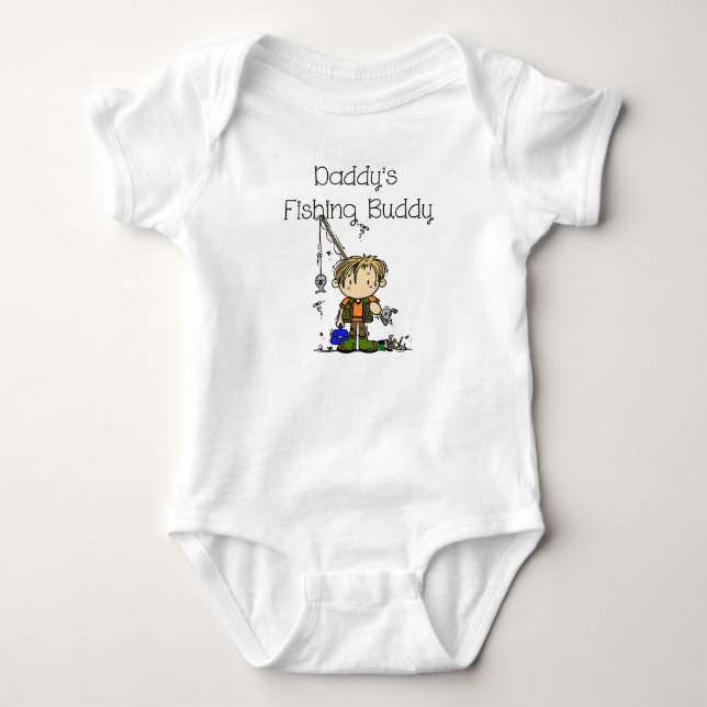 DADFISHINGBUDDY.png Tee Shirt (Framsida)