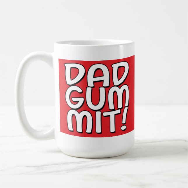 Dadgummit! Kaffemugg (Vänster)