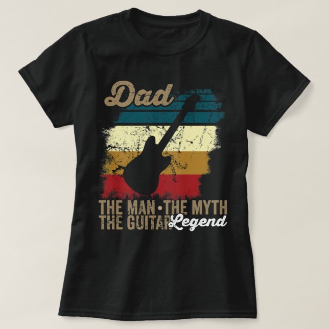 Dadhe manhe mythhe guitar LEGEND_475 T Shirt (Design framsida)