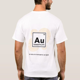DADINIUM Den gyllene standarden för pappor t-shirt