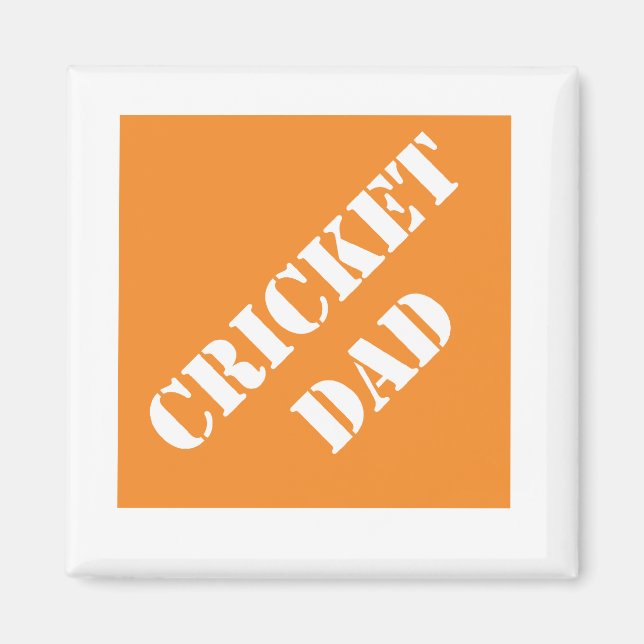 Dadisms Cricket Pappa Magnet (Framsidan)