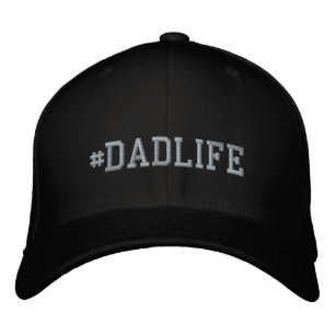 DadLife Broderad Basic Flexfit Ullmössa Keps