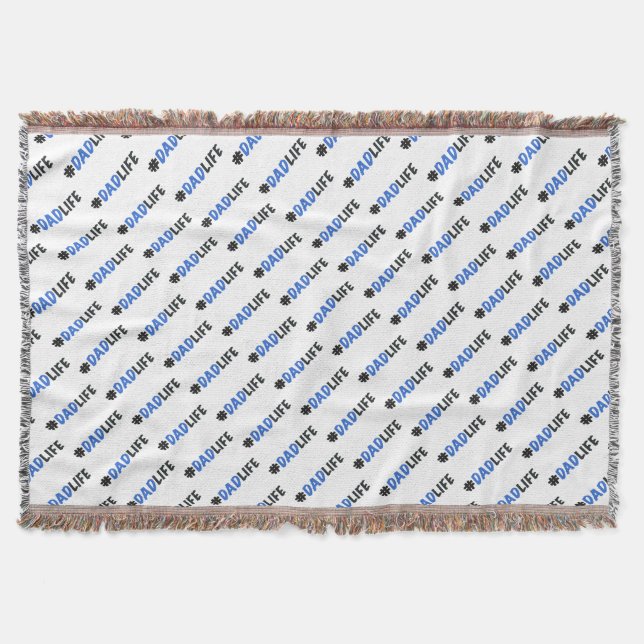 #DADLIFE Throw Blanket 54 tum X 38 tum Filt (Framsidan)