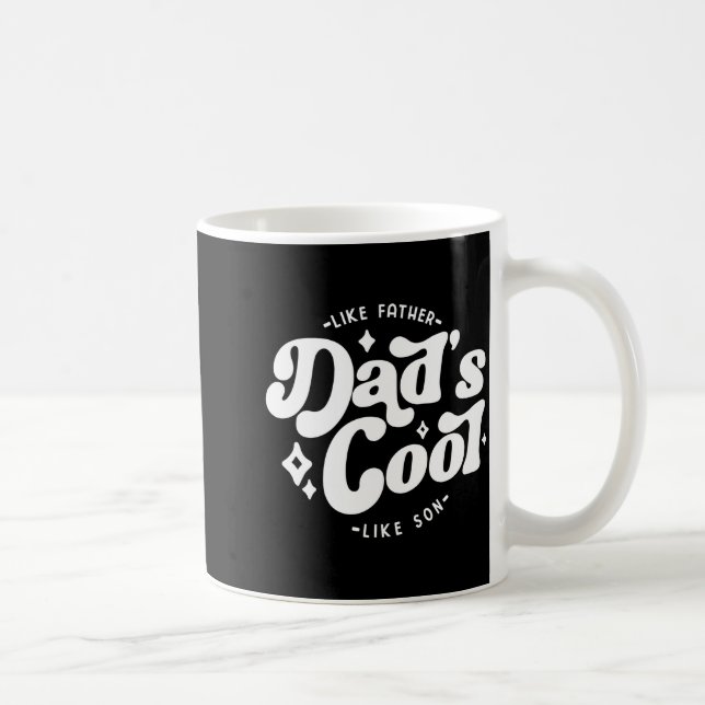 Dads Cool Funny Dad Matches Sons Cooler  Kaffemugg (Höger)