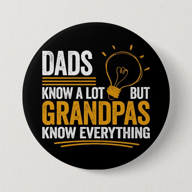 Dads Know A Lot But Grandpas Know Everything Knapp (Framsida)