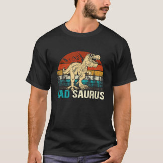 Dadsaurus t Rex Dinosaur Funny Pappa Saurus Family T Shirt