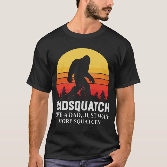 Dadsquatch T Shirt (Framsida)