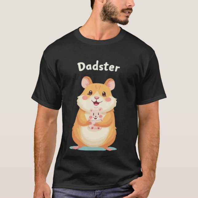Dadster - Far dag Hamster Tee for TinyFur (Framsida)
