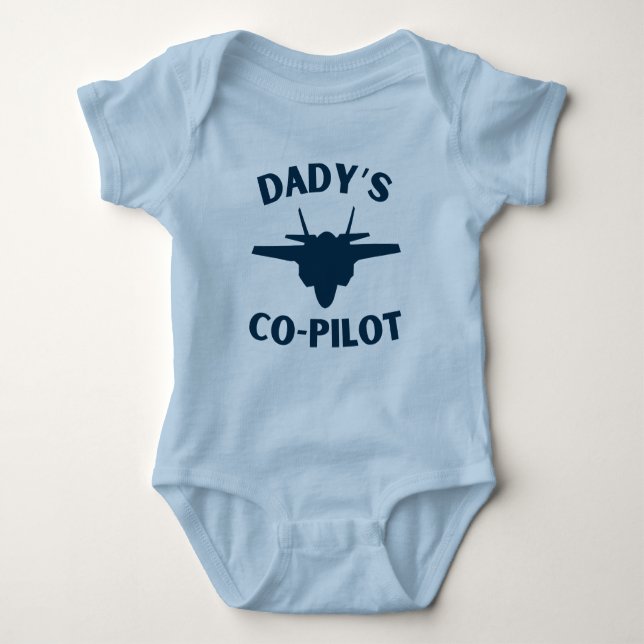 Dady's Co Pilot T Shirt (Framsida)