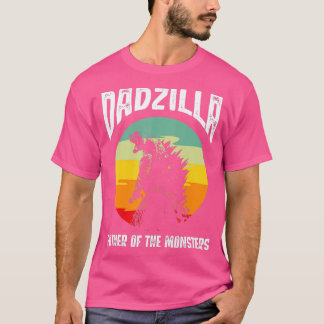 Dadzilla Father Of The Monsters Retro Vintage Suns T Shirt