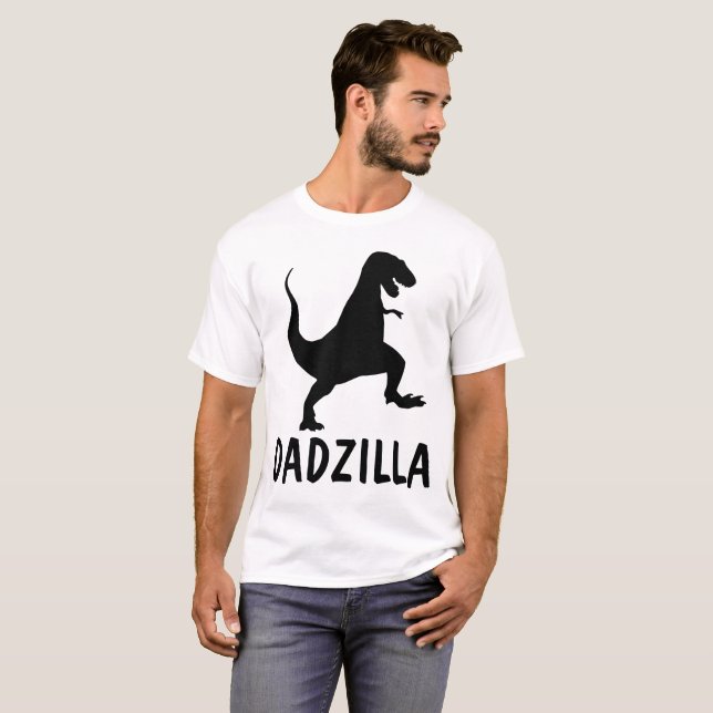 DADZILLA, underbara T-tröjor för Pappa T-shirt (Hel framsida)