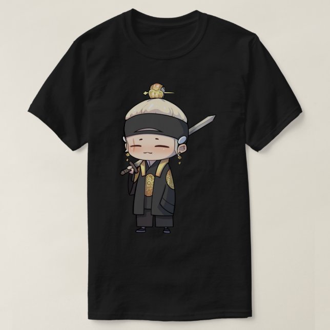 Daechwita - AGUST D-2 chibi art Sticker T Shirt (Design framsida)