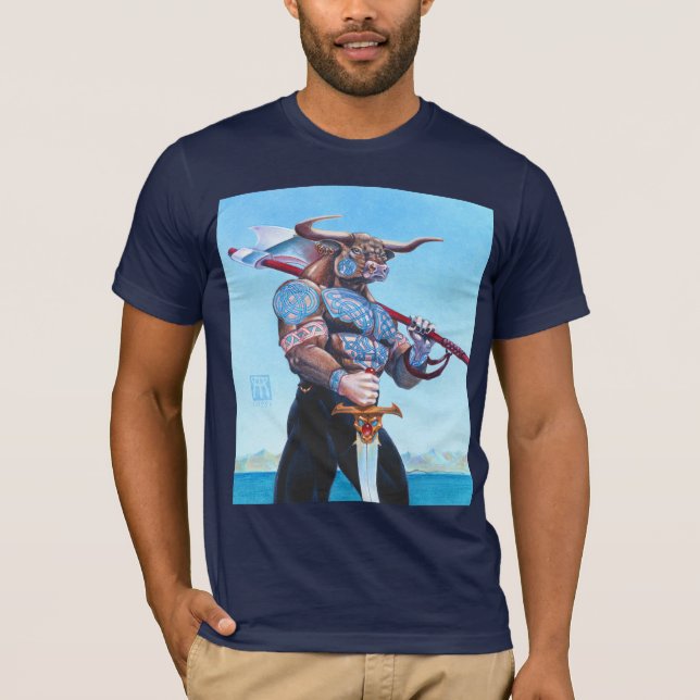 Daedalus Minotaur av Crete Tee (Framsida)