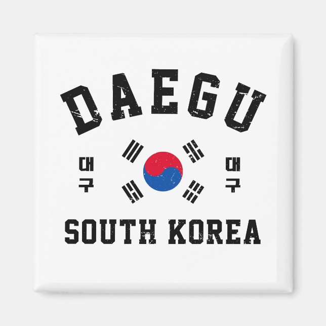 Daegu Sydkorea  Magnet (Framsidan)