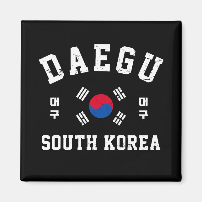 Daegu Sydkorea  Magnet (Framsidan)