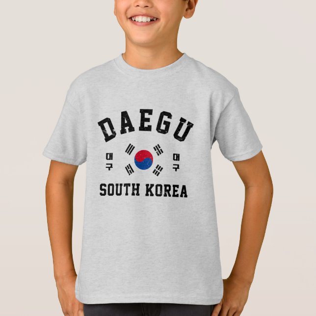 Daegu Sydkorea T Shirt (Framsida)