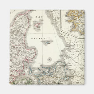 Daenemark, Island, Danmark, Island Magnet