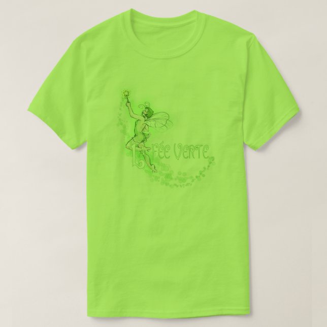 Daety Absinthe La Fee Verte I T-shirt (Design framsida)