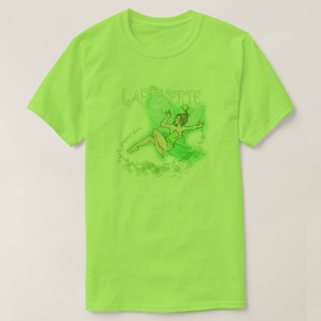 Daety Absinthe La Fee Verte II T Shirt (Design framsida)