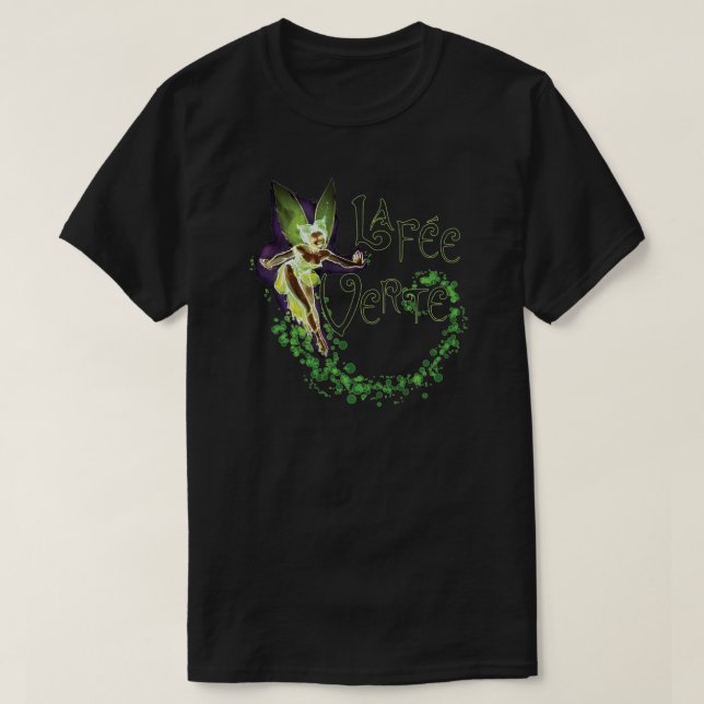 Daety Absinthe La Fee Verte III T Shirt (Design framsida)
