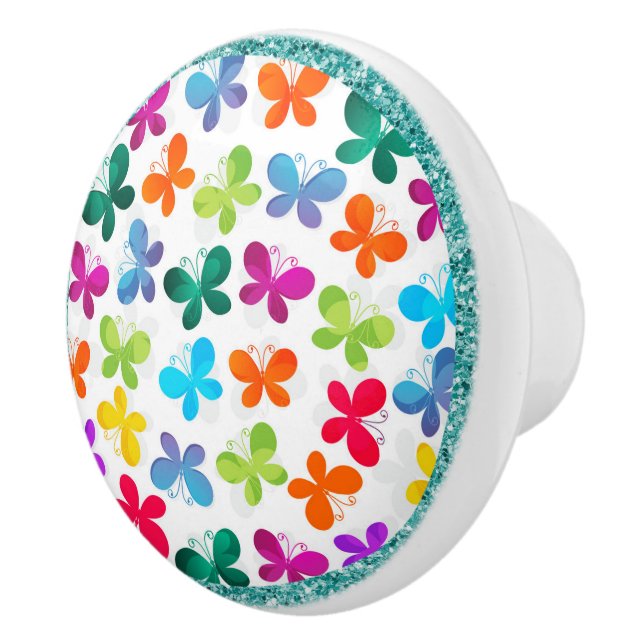 Daety Butterflies Ceramic Knob Knopp (Höger)